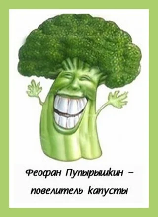 Феофан Пупырышкин  повелитель капусты